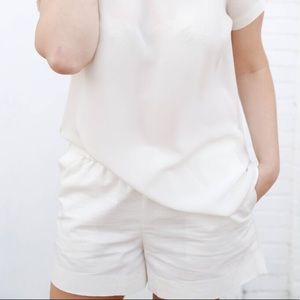 J.Crew Cotton Faille Pull-On Short Size M